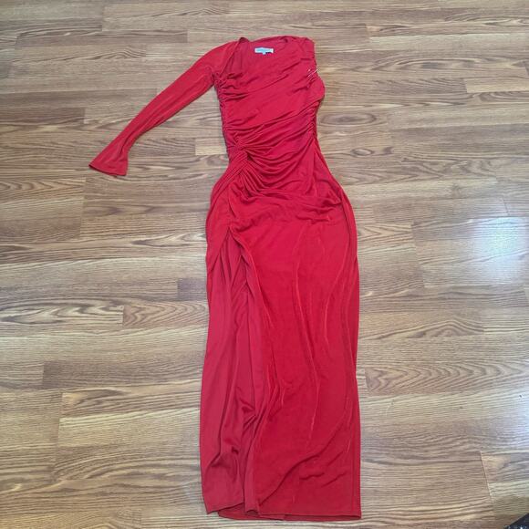 Katie May LA Bodycon  ARYA LONG GOWN IN SCARLETT RED SIZE M - Picture 8 of 13